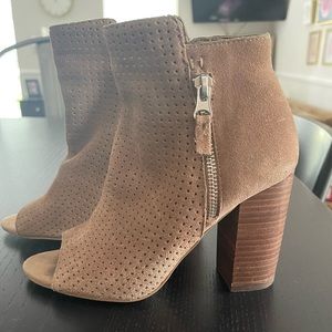 Jessica Simpson open toe ankle boots. Size 5.5.